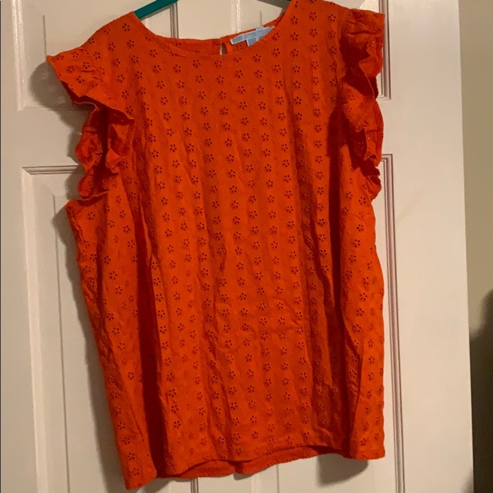 Draper James Eyelet Top